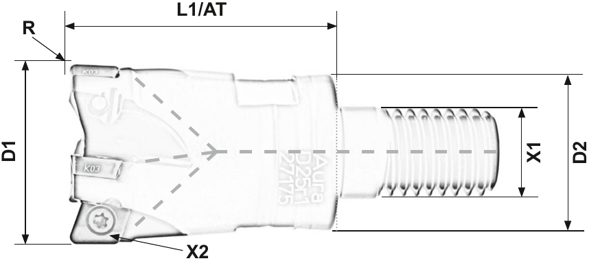 Kótovaný nákres AURA® [zs]